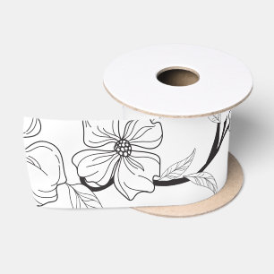 Griezelig Bloemenpatroon 7 Lint