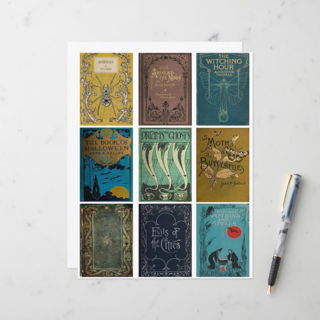  griezelig boek Hoesjes (Voorkant / Achterkant in situ)