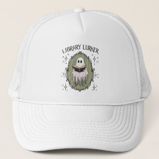 Griezelig Boek Liefhebber Spook Ontwerp Trucker Pet