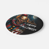 griezelig carnaval clown halloween feest papieren bordje (Gekanteld)