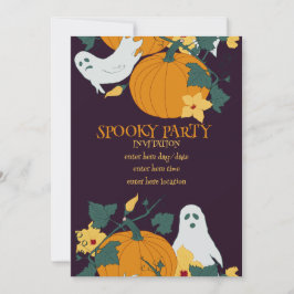 Griezelig feest kaart