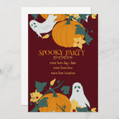 Griezelig feest kaart (Voorkant / Achterkant)