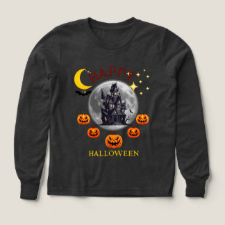 Griezelig Gehekst Huis Volle Maan Halloween Aangep