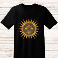 Griezelig gezicht lachende zon