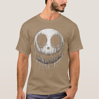 Griezelig glimlachend gezicht Horrorfilm liefhebst T-shirt