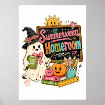 Griezelig Grafisch Ontwerp voor Halloween Terug na
