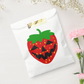 Griezelig Halloween Jack O'Lantern Aardbei Bedankzakje (Gezegeld)