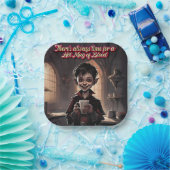 Griezelig Halloween! 🎃 Papieren Bordje (Feest)