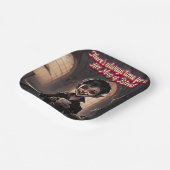 Griezelig Halloween! 🎃 Papieren Bordje (Gebogen)