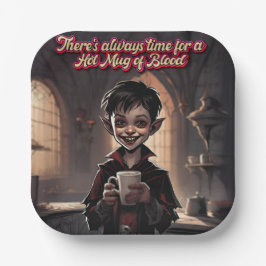 Griezelig Halloween! 🎃 Papieren Bordje