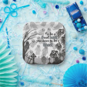 Griezelig Halloween! 🎃 Papieren Bordje (Feest)