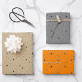 Griezelig Halloween spin inpakpapier. Inpakpapier Vel