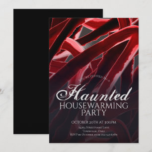 Griezelig Housewarming Halloween Feest Kaart