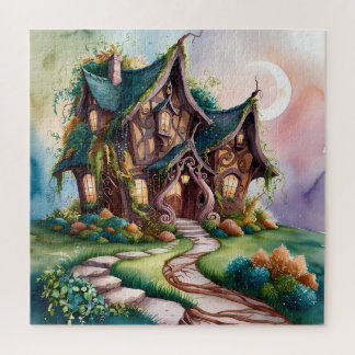 Griezelig huis legpuzzel