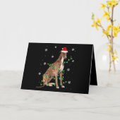 griezelig kerstfeest kaart (Gele Bloem)