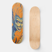 Griezelig Kwaadaardig Meisje Skateboard (Voorkant)