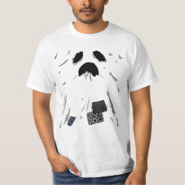 Griezelig Minimalistisch Spook Halloween T-shirt