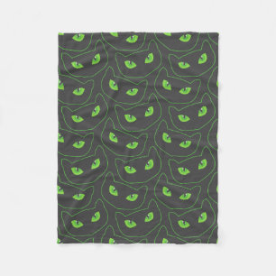 Griezelig Naadloos Patroon F (Stijl: 2) Fleece Deken