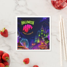 Griezelig Neon Halloween Feest