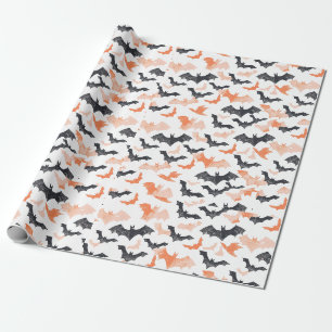 Griezelig Schattig Gelukkig Halloween Cadeaupapier