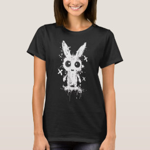 Griezelig Schattige Konijntje Alt Gothic Grunge Ho T-shirt