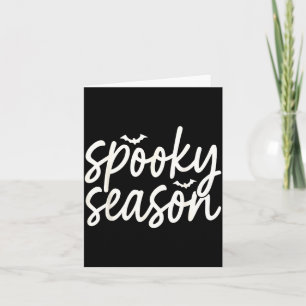 Griezelig Seizoen Grafische Halloween Kleding Voor Kaart
