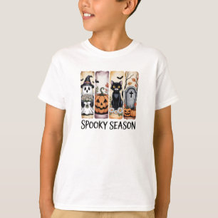 Griezelig Seizoen Halloween Kunst T-shirt