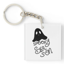 Griezelig seizoen Halloween-sleutelhanger cadeau