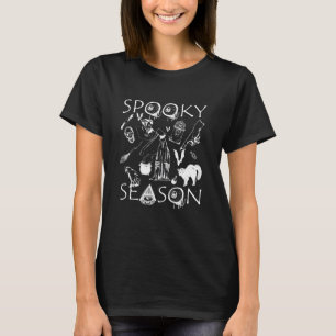 Griezelig Seizoen Pompoen Kat Helloween T-shirt