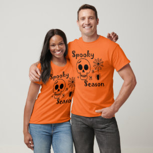 Griezelig Seizoen Schedel, Halloween Skelet T-shirt