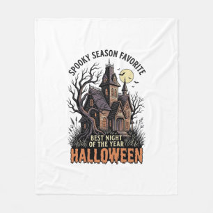Griezelig Seizoen T-shirt Geheime Kamer Vintage Gr Fleece Deken