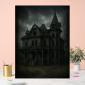 griezelig spookhuis acryl bord (Huwelijk)