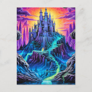 griezelig spookhuis   Happy Halloween Briefkaart