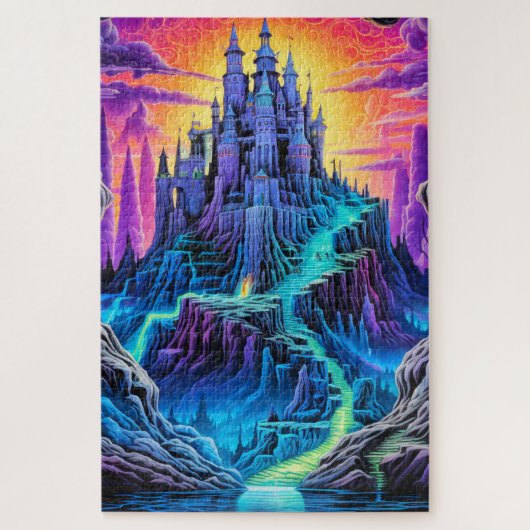 griezelig spookhuis | Happy Halloween Legpuzzel (Verticaal)