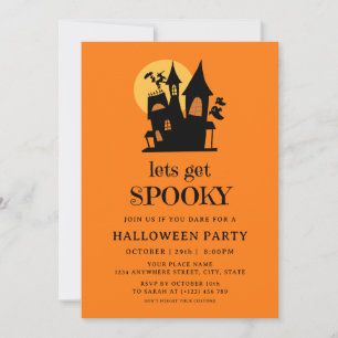 Griezelig spookhuis volwassenen Halloween kostuumf Kaart