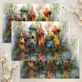 GRIEZELIG SPROOKJESDORP DECOUPAGE WEEFSELPAPIER TISSUEPAPIER