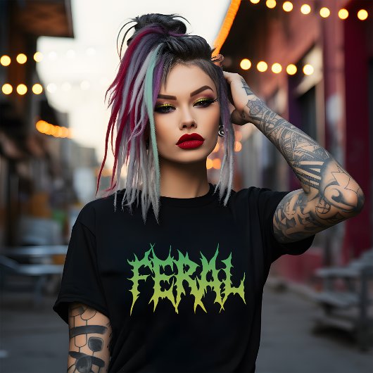 Griezelig Verwilderd T-shirt