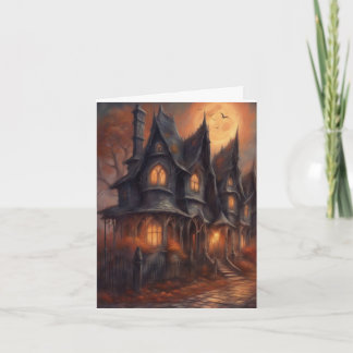 Griezelig Victoriaans huis Halloween direct downlo Kaart