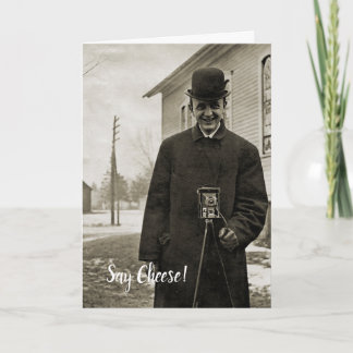 Griezelige 1890's zeggen de Foto van de Kerel van Kaart