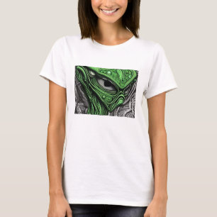 Griezelige Abstracte Alien T-shirt