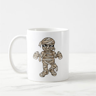 Griezelige Cartoon Mumie Illustraties Halloween Th Koffiemok