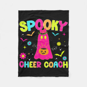 Griezelige Cheer Coach Halloween Cheerleading Coac Fleece Deken