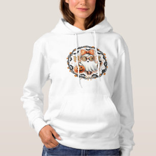Griezelige Chic Sfeer: 'Pompoen Speculaas Geest' E Hoodie