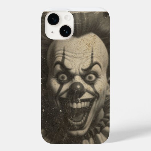 griezelige  clown iPhone hoesje (Achterkant)