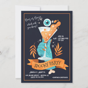 Griezelige Cocktailparty Uitnodiging
