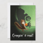 Griezelige Eekhoornschaduw Kaart (Voorkant)