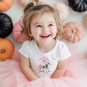 Griezelige Eén Halloween Verjaardag roze kleine Bo