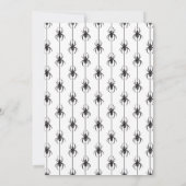 Griezelige Eén Roze Halloween 1e Verjaardag Kaart (Achterkant)