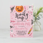 Griezelige eerste verjaardag Halloween Kaart (Staand voorkant)