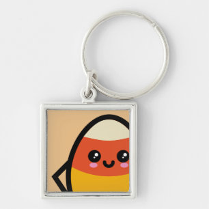 Griezelige Eier Snoep Mais - Halloween Sleutelhanger